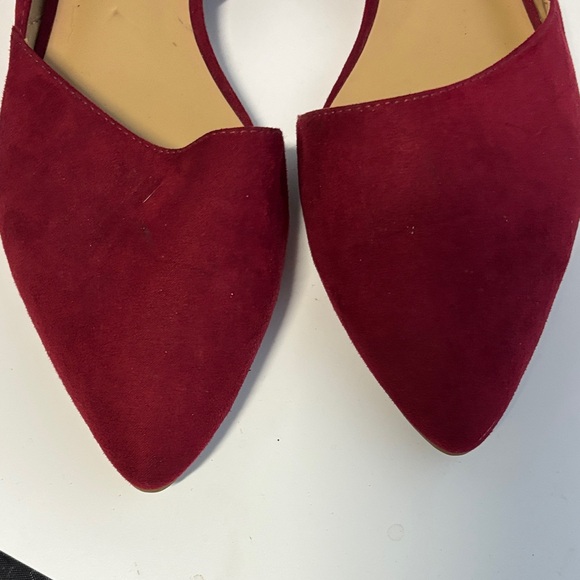 Naturalizer Women's Burgundy Flats size 9 - Picture 4 of 7